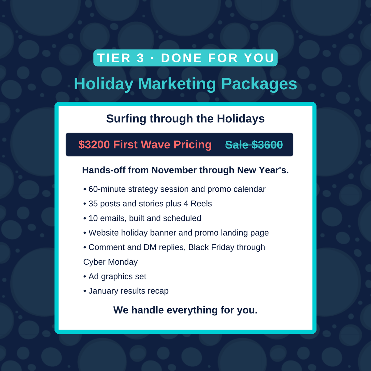 Holiday Marketing Packages