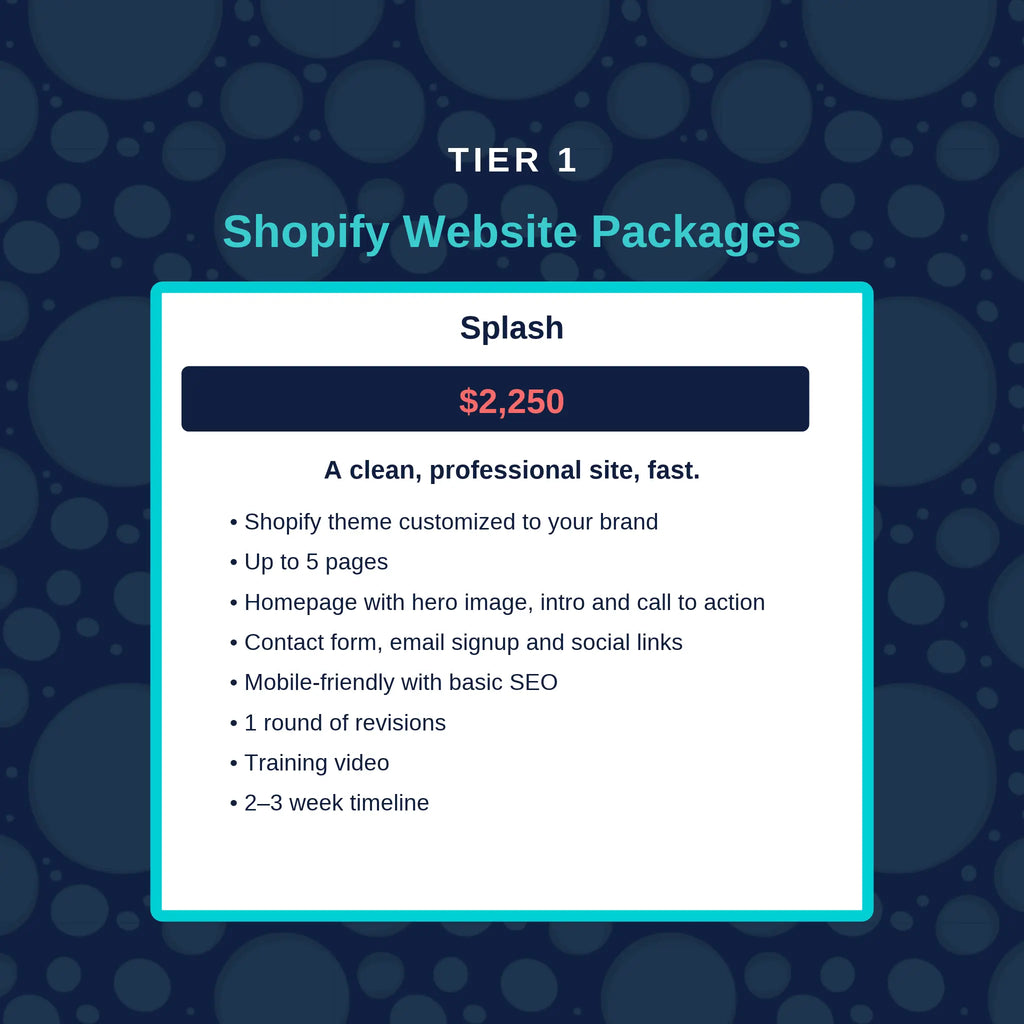 Shopify Website Packages