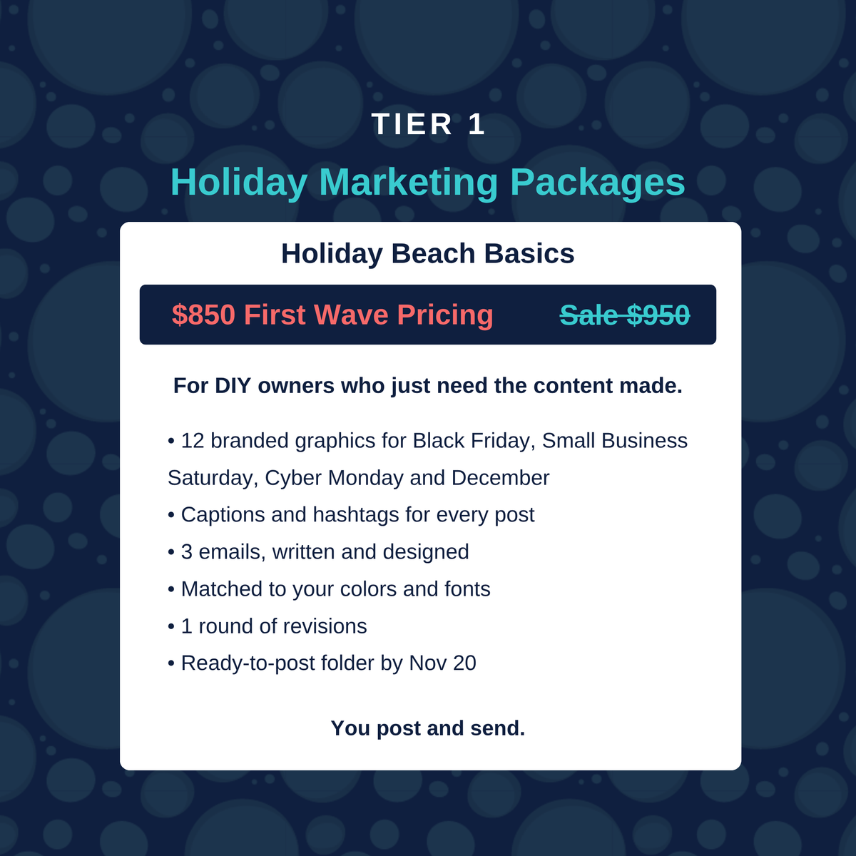 Holiday Marketing Packages