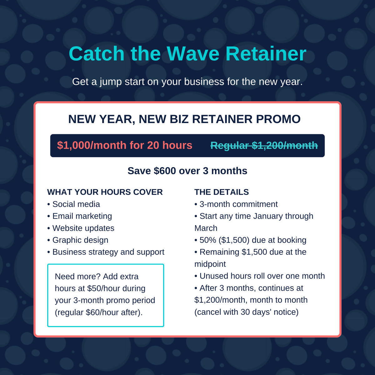 Catch the Wave Retainer
